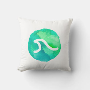 Cojín Decorativo Ola Verde