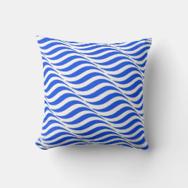 Cojín Decorativo Olas Azules