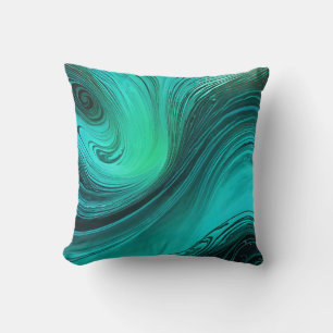 Cojín Decorativo Olas de aguas azules "Tarifa"