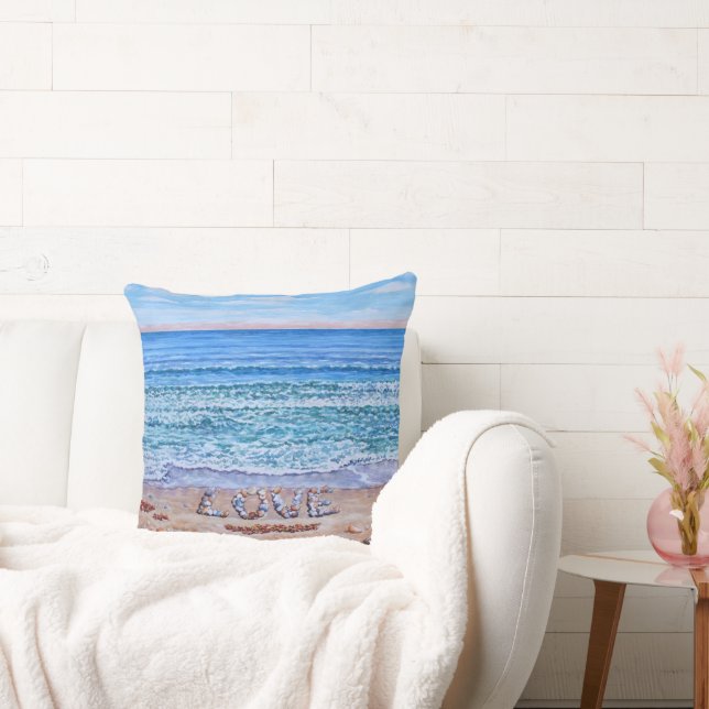 Cojín Decorativo Olas de amor del océano (Sofá)