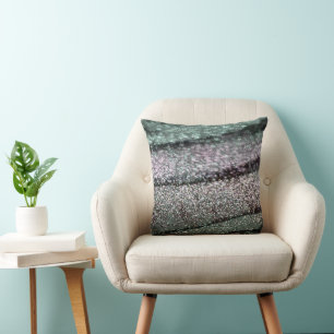 Cojín Decorativo Olas de brillo Glam 1