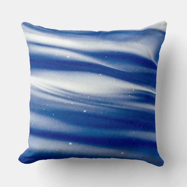 Cojín Decorativo Olas de diamantes (Anverso)