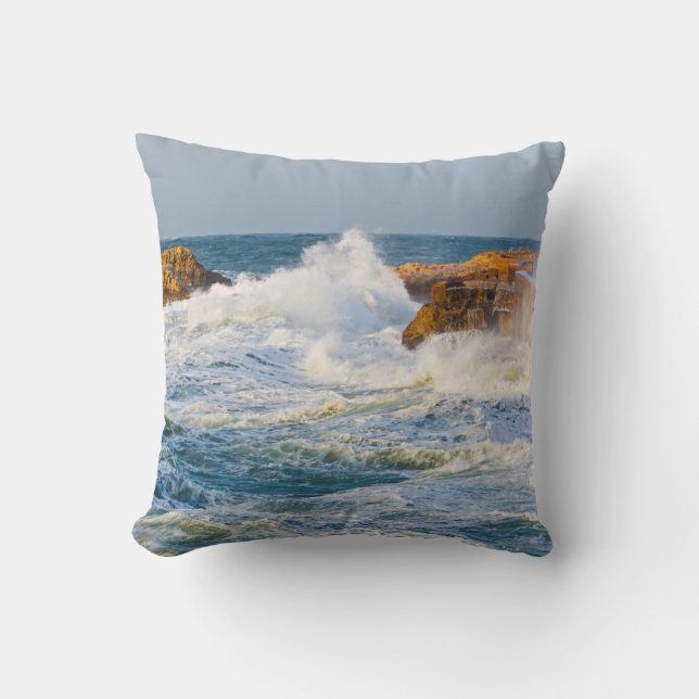 Cojín Decorativo Olas de mar (Anverso)