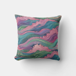 Cojín Decorativo Olas de Sirena