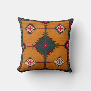 Cojín Decorativo "Olas doradas" Pilares kilim turcos: decorativos