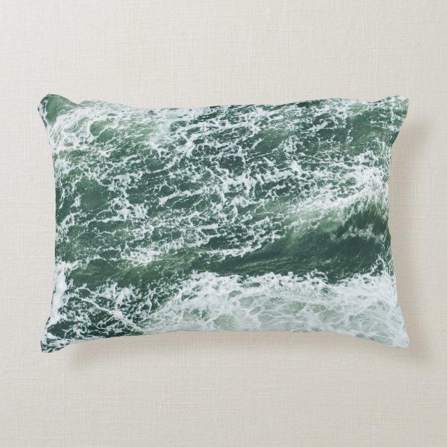 COJÍN DECORATIVO OLAS OCEÁNICAS (Anverso)