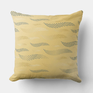 Cojín Decorativo Olas Tigre (patrón estilizado) 1