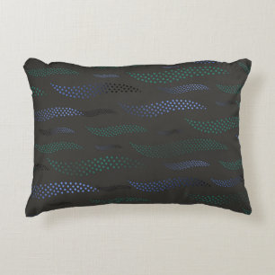 Cojín Decorativo Olas Tigre (patrón estilizado) 7