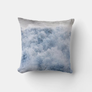 Cojín Decorativo Olas tormentosas poderosas en invierno