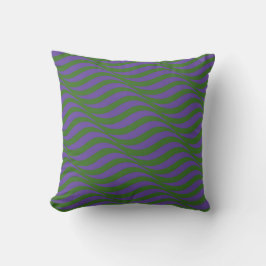 Cojín Decorativo Olas Verdes