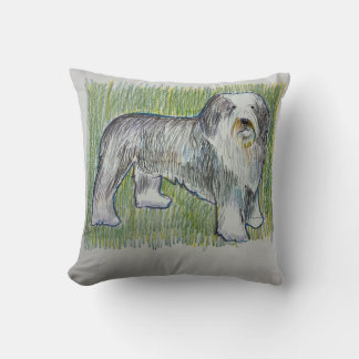 Cojín Decorativo Old English Sheepdog Throw Pillow