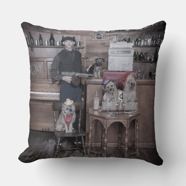 Cojín Decorativo Old Fashioned Print Travis (Anverso)