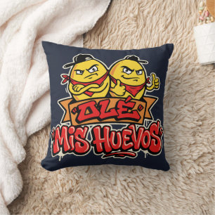 Cojín Decorativo Ole mis huevos 2