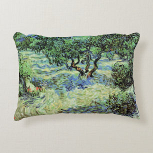 Cojín Decorativo Olivar por Vincent van Gogh