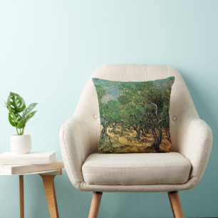Cojín Decorativo Olivar por Vincent van Gogh