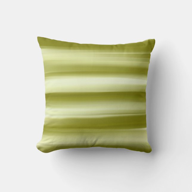 Cojín Decorativo Olive Green Abstract Art (Anverso)