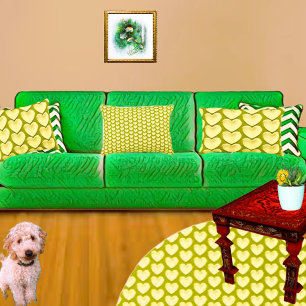 Cojín Decorativo Olive Green Decorative Hearlow