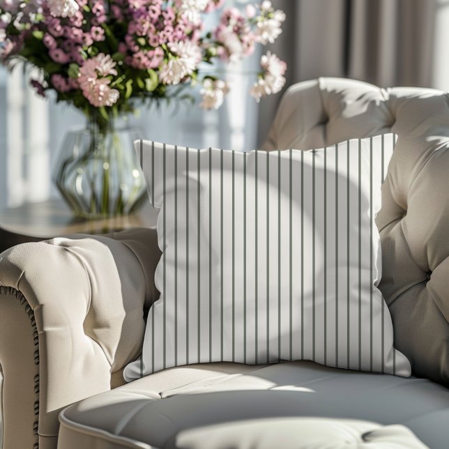 Cojín Decorativo Olive Green Stripe (Subido por el creador)