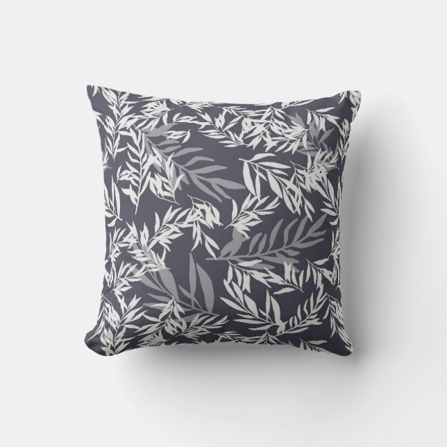 Cojín Decorativo Olive tree - dark blue (Anverso)