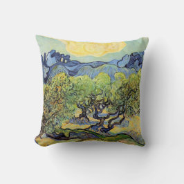 Cojín Decorativo Olivos con Alpilles de Vincent van Gogh
