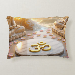 COJÍN DECORATIVO OM - AUM - BUDISMO ZEN