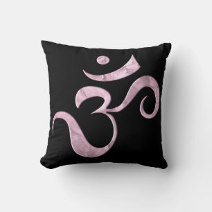 Cojín Decorativo Om Brillo Rosa