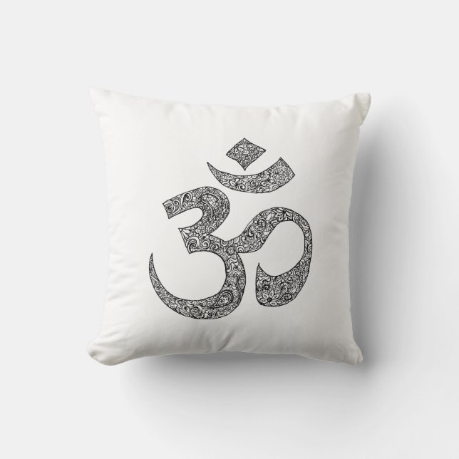 Cojín Decorativo OM enredado (Anverso)