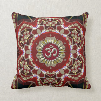 Cojín Decorativo OM Geo-Mágica Meditación Yoga Cushion Pillow