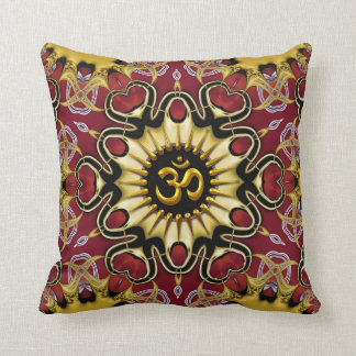 Cojín Decorativo Om Love Hearts Red & Gold Cushion / Pillow