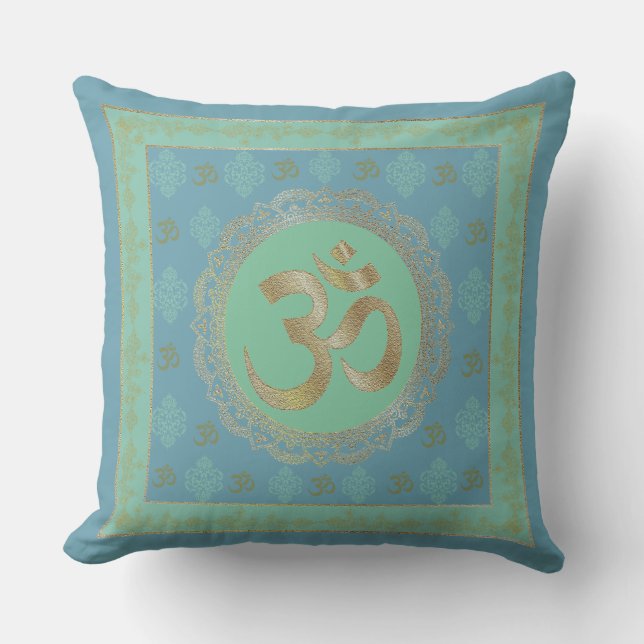 Cojín Decorativo OM Mandala - Pillow (Anverso)