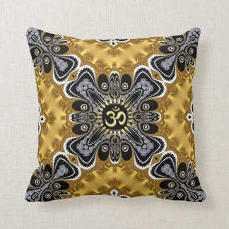 Cojín Decorativo Om Spritige Art Gold Splash Cushion