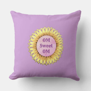 Cojín Decorativo Om Sweet Om Girasol