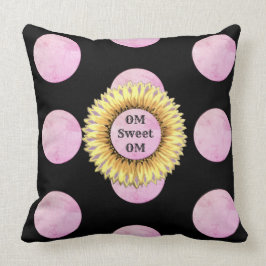 Cojín Decorativo Om Sweet Om Sunflower