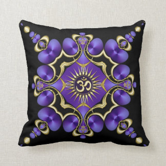 Cojín Decorativo OM Yoga Arts Golden Purple Cushion