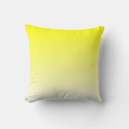 Cojín Decorativo Ombre amarillo blanco