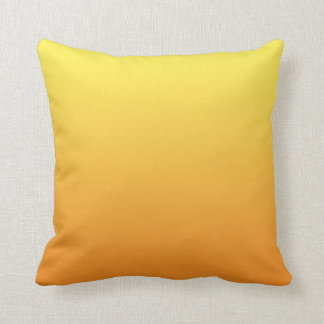 Cojín Decorativo "Ombre Amarillo Y Naranja"