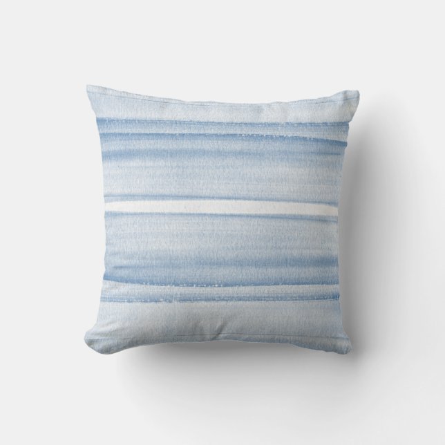 Cojín decorativo Ombre color azul marino (Anverso)