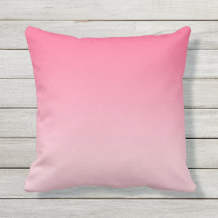 Cojín Decorativo Ombre rosado moderno Girly