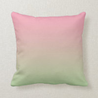 "Ombre rosado y verde"