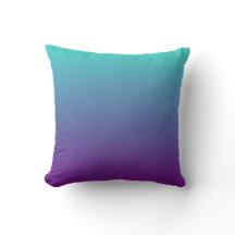 Ombre turquesa púrpura