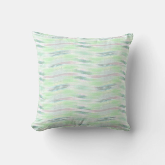 Cojín Decorativo Onda Azul Pastel (Anverso)