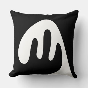 Cojín Decorativo Onda de abstracto orgánico moderno