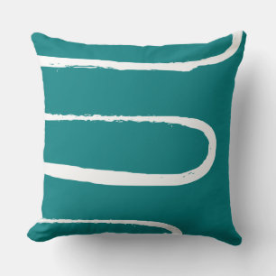 Cojín Decorativo Onda Verde azulada
