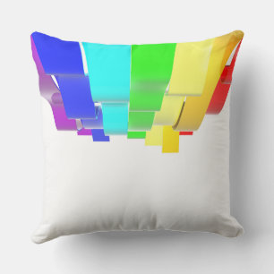 Cojín Decorativo Ondas arco iris