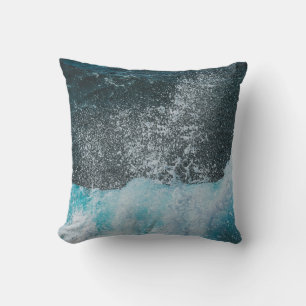 Cojín Decorativo Ondas del océano cristal