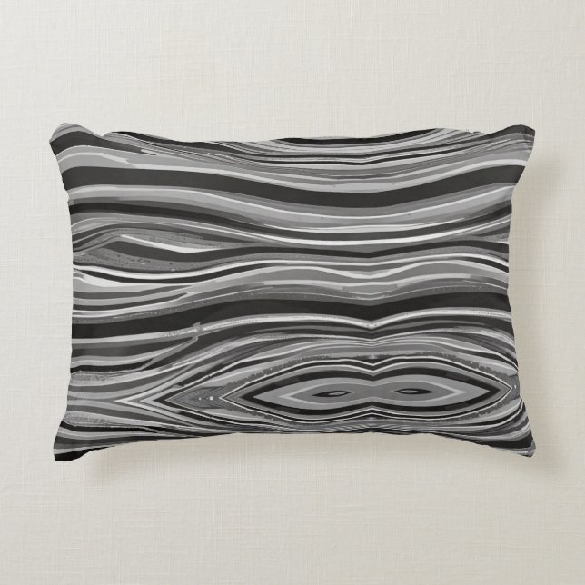 Cojín Decorativo Ondas monocromáticas (Anverso)