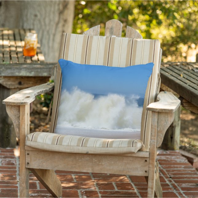 Cojín Decorativo Ondas oceánicas en picado al aire libre (Silla)