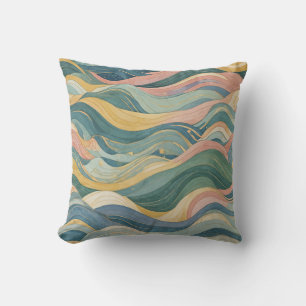 Cojín Decorativo Ondas Pastel