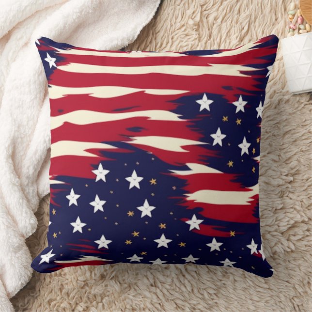 Cojín Decorativo Ondas patrióticas (Manta)