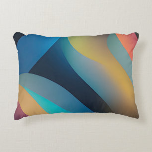 Cojín Decorativo Ondas y remolinos abstractos 29